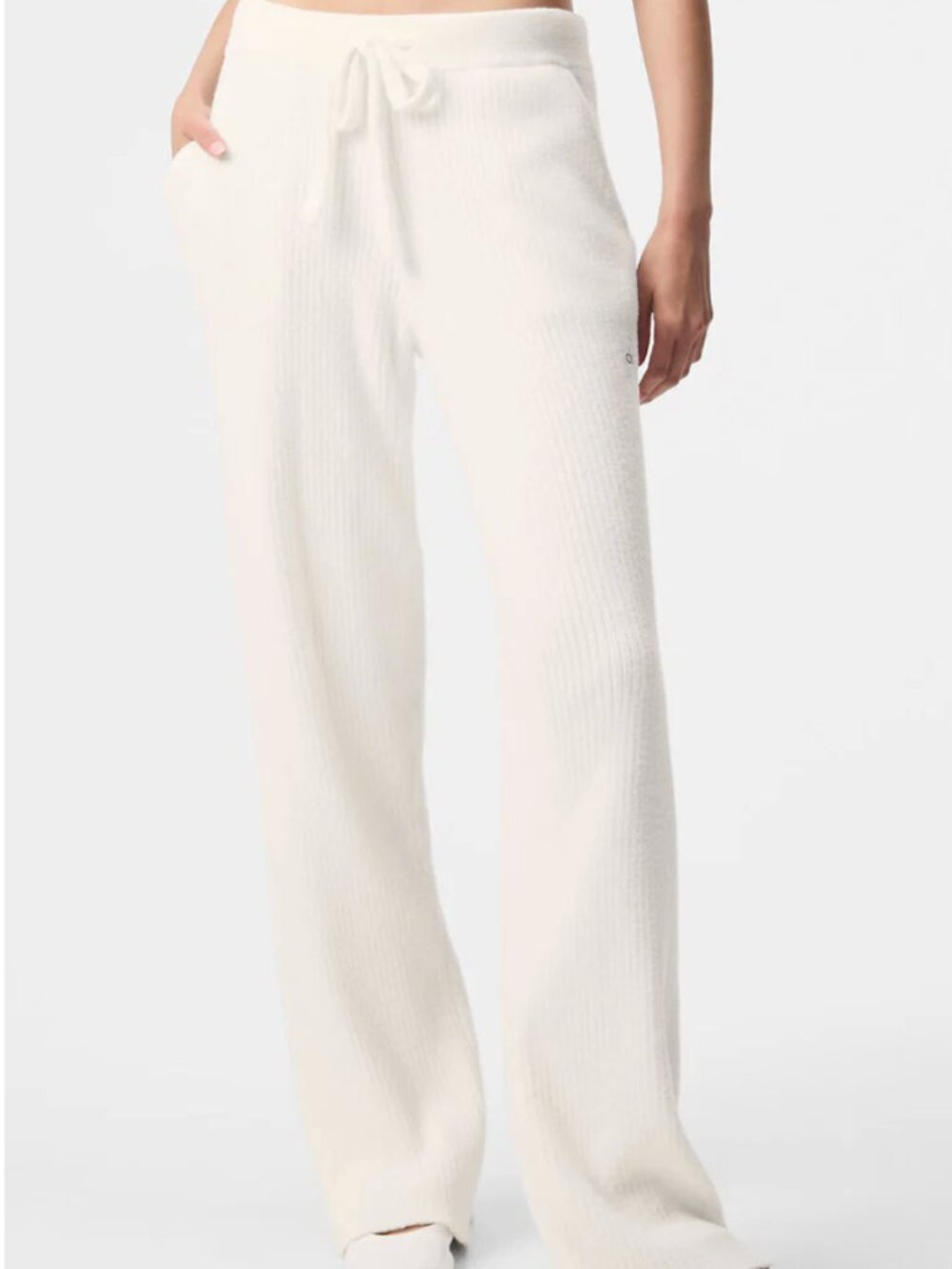 ALO Snuggle Up Sweater High-Waist Wide Leg Pant